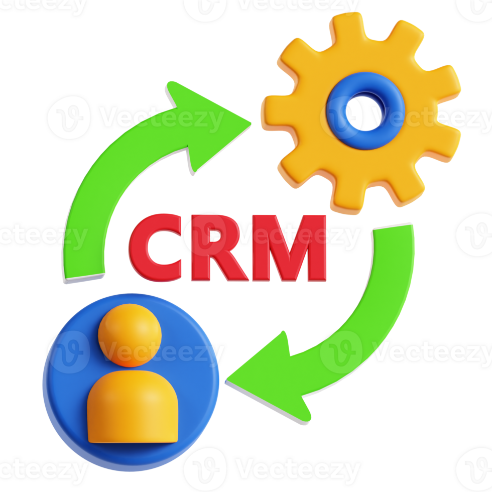 CRM System Gear png