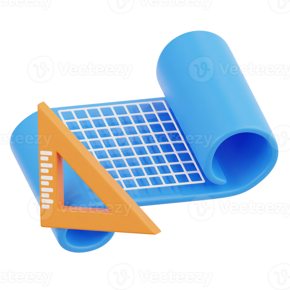 Blueprint and Ruler png
