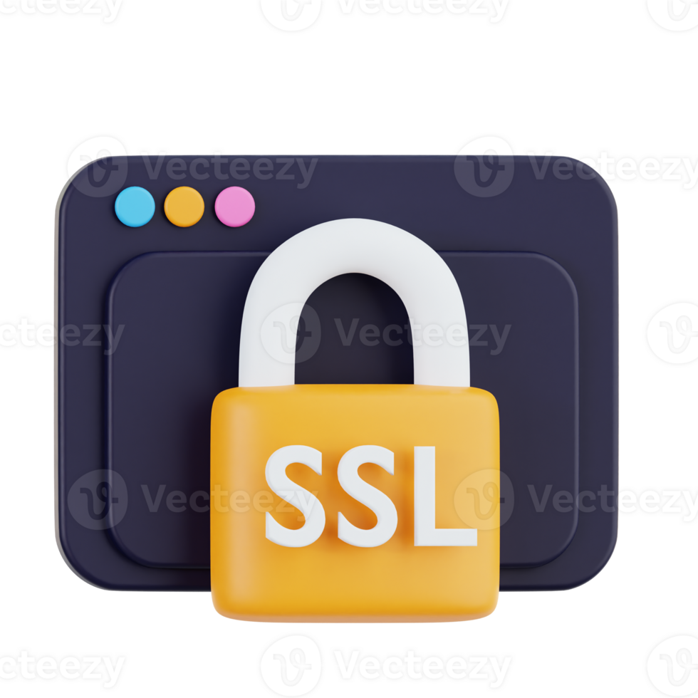 SSL Security Lock png