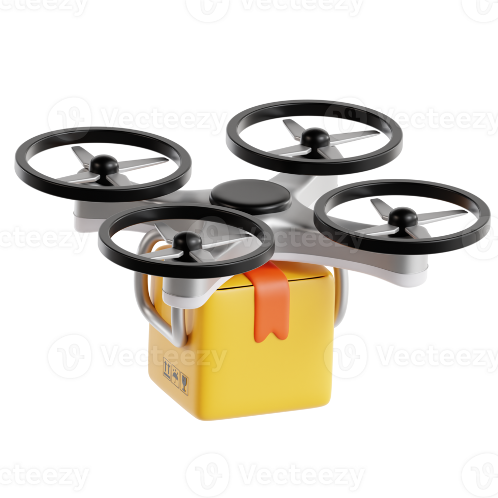 Delivery Drone Box png