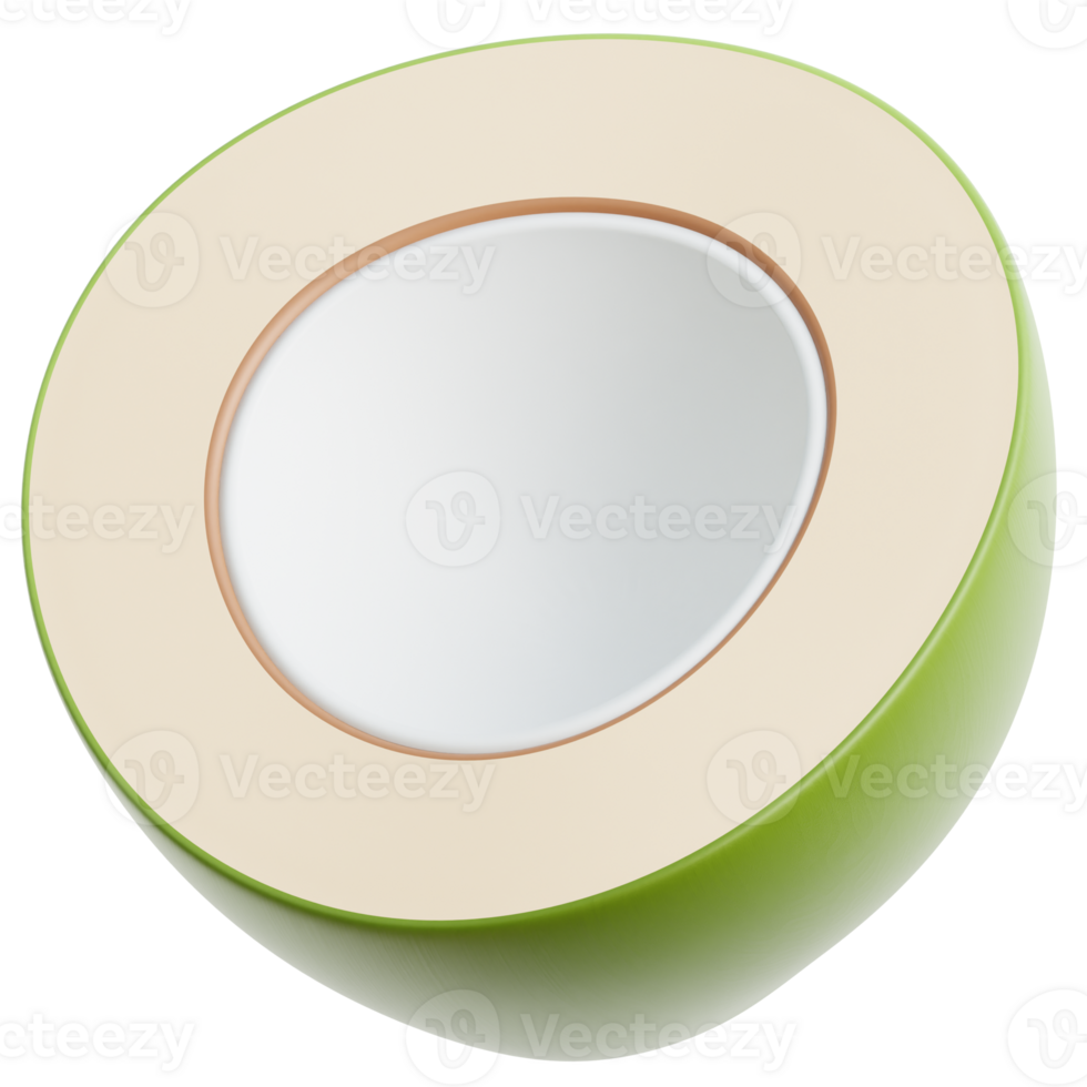 Coconut 3d Illustration png