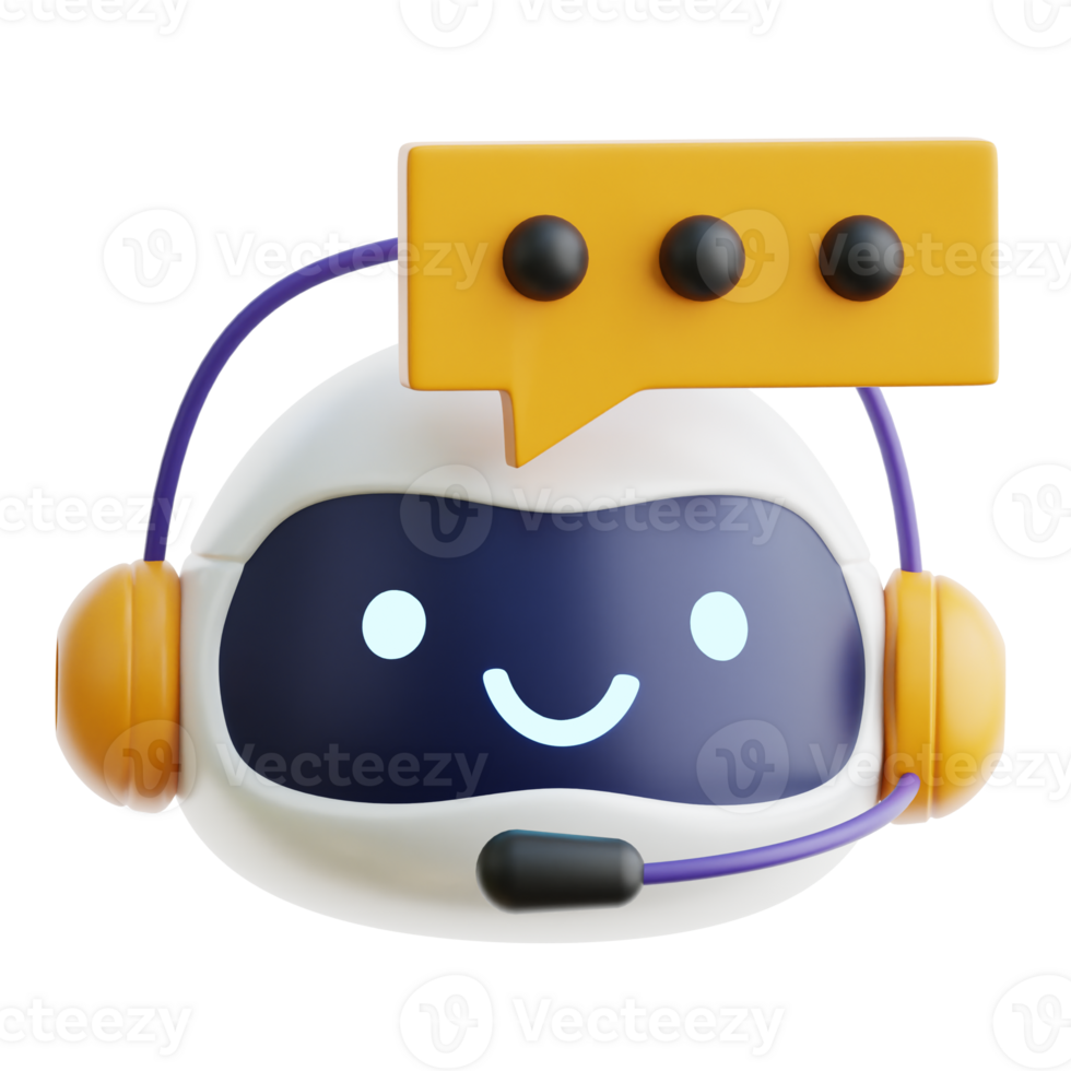 Chatbot 3d Illustration png