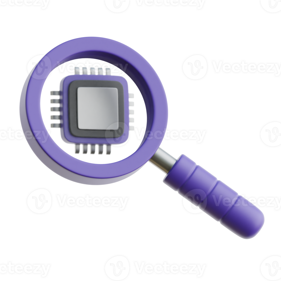 Searching 3d Illustration png