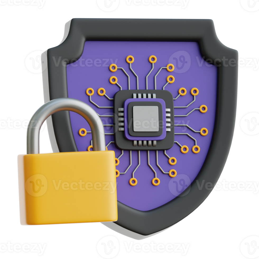 Computer Security 3d Illustration png