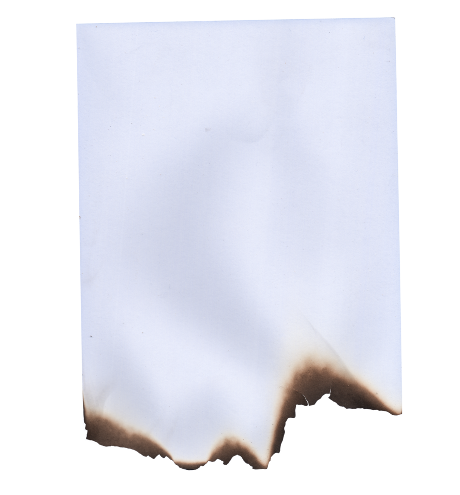 Free Download Burned Paper png