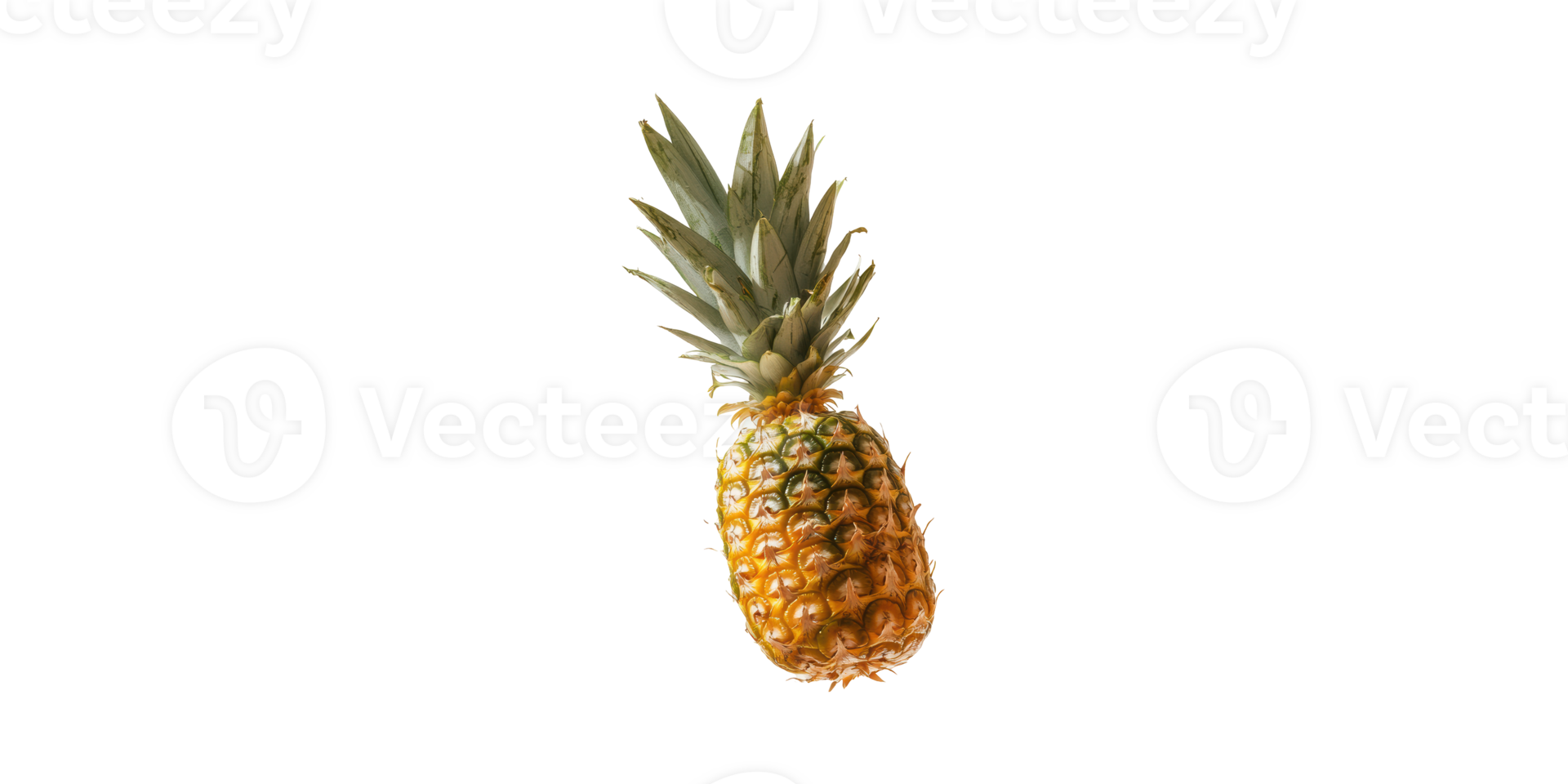 Pineapple. Tropical Fruit Symbolizing Freshness And Exotic Flavor Isolated On Transparent Background png