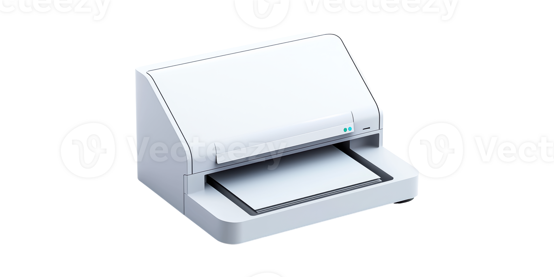 Modern Printer. Office Equipment For Efficient Document Printing Isolated On Transparent Background png