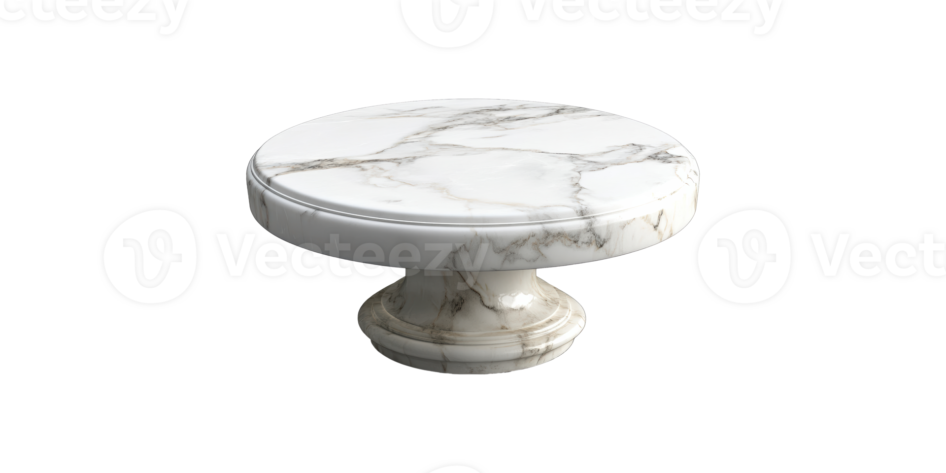 Marble Cake Stand. Elegant Display For Desserts And Pastries Isolated On Transparent Background png