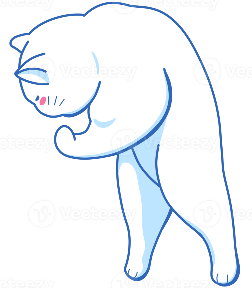 Meme cat flexing png