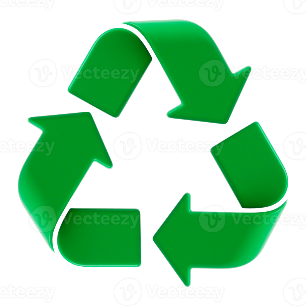 Recycling Symbol A Green Icon of Environmental Protection png