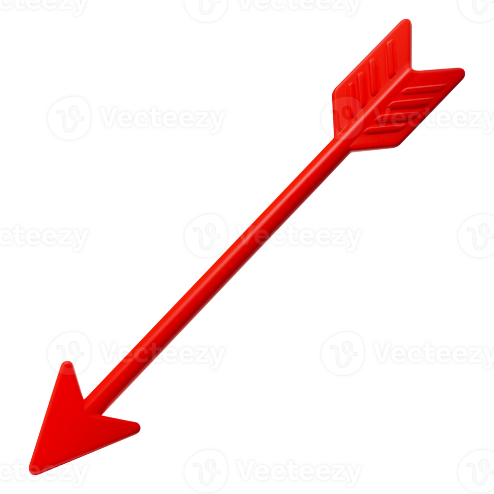 Red Arrow Pointing Downwards png