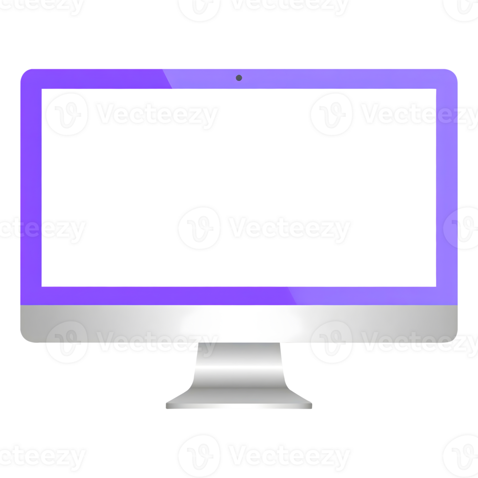 Modern Computer Monitor with a Sleek Design png