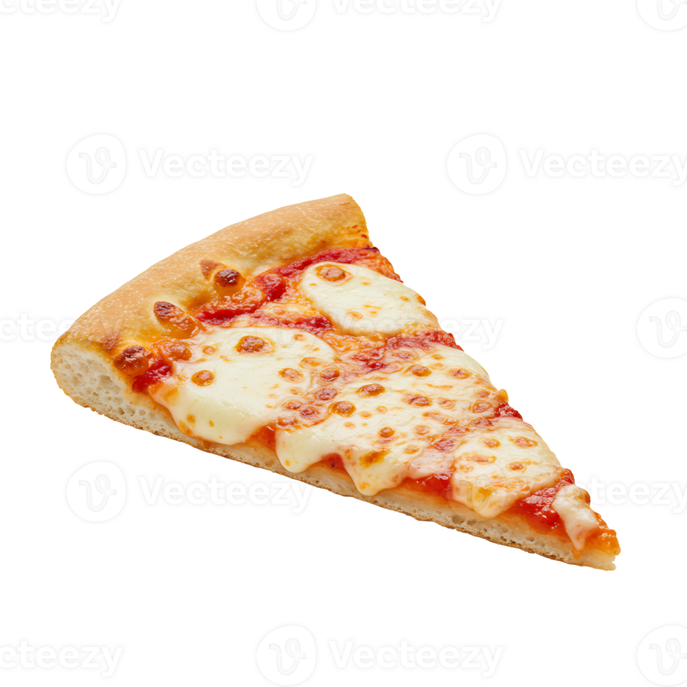 Pizza transparent image with classic Italian ingredients for gourmet food packaging and poster illustration png