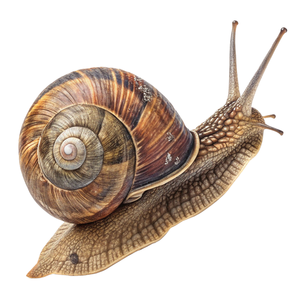 snail on transparent background png