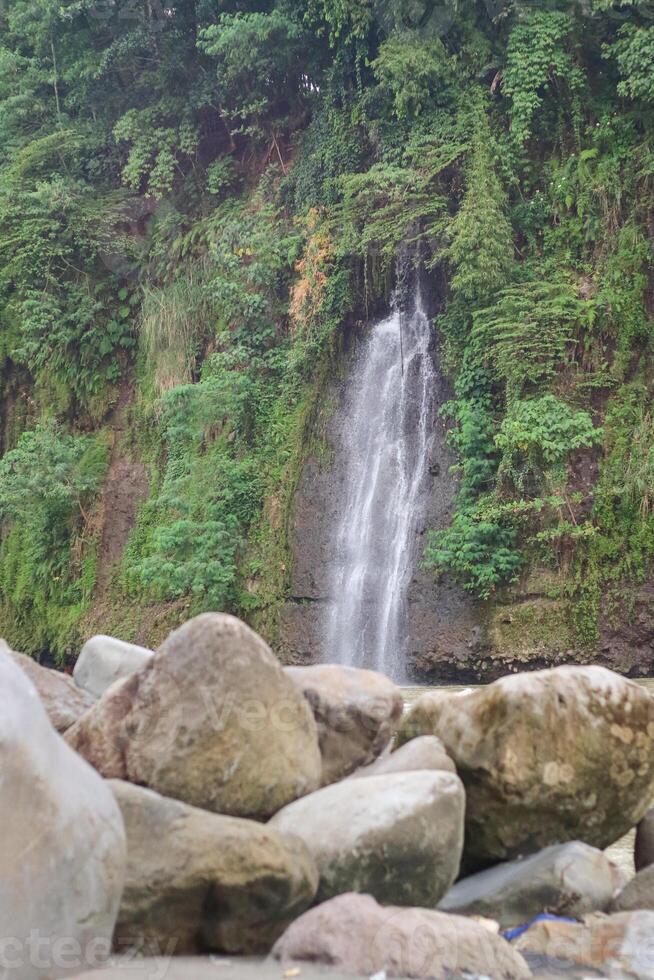 High waterfall, at Bissappu, Bantaeng, Indonesia photo