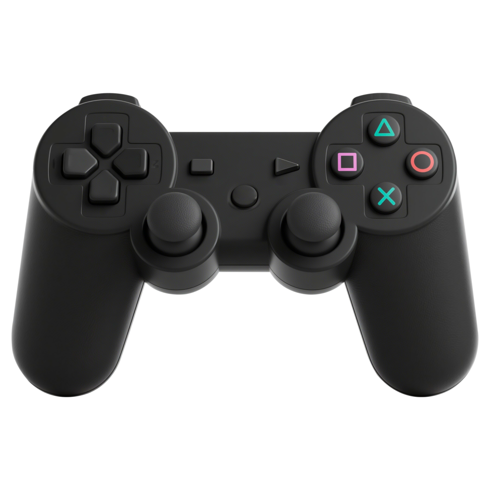 Black Playstation 3 Gamepad png