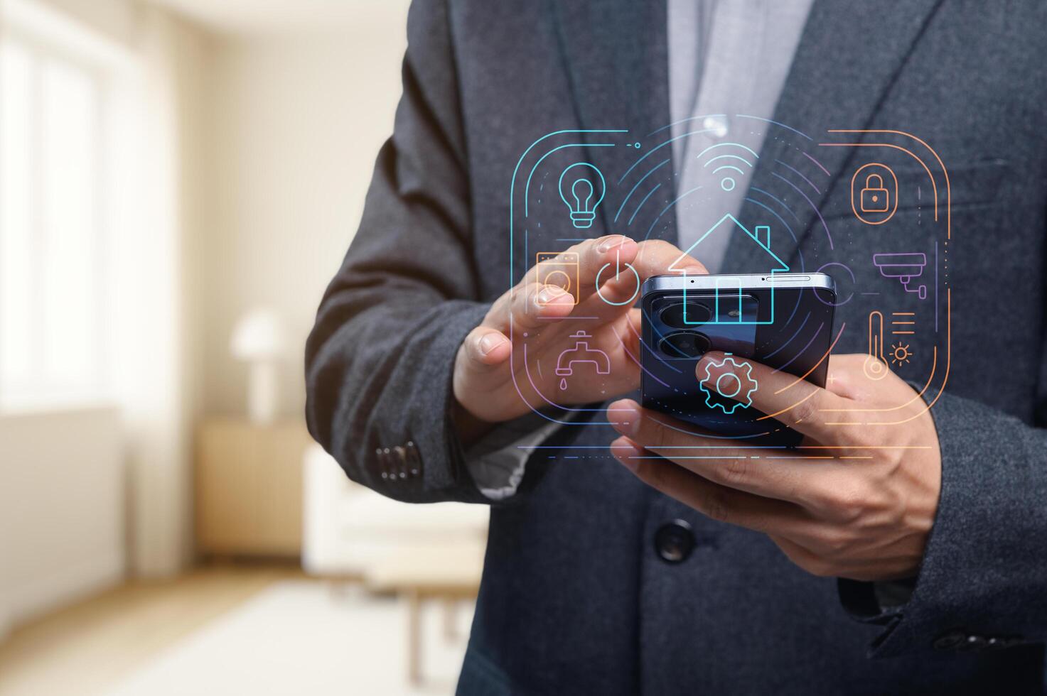 Smart Home Technology Interface for Modern Living and Connectivity photo