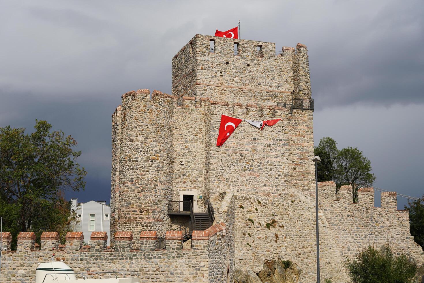 Anadolu Hisari Castle in Istanbul in Turkiye photo