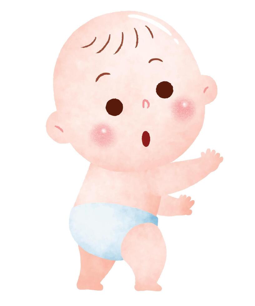 Cute Baby Character vector