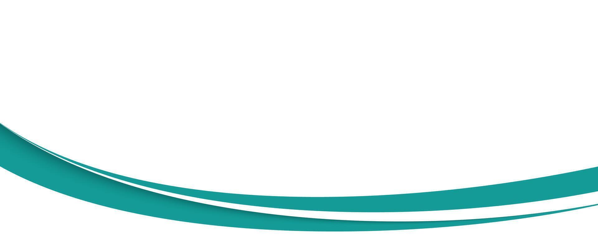 Corporate wavy banner background design in blue and white vector