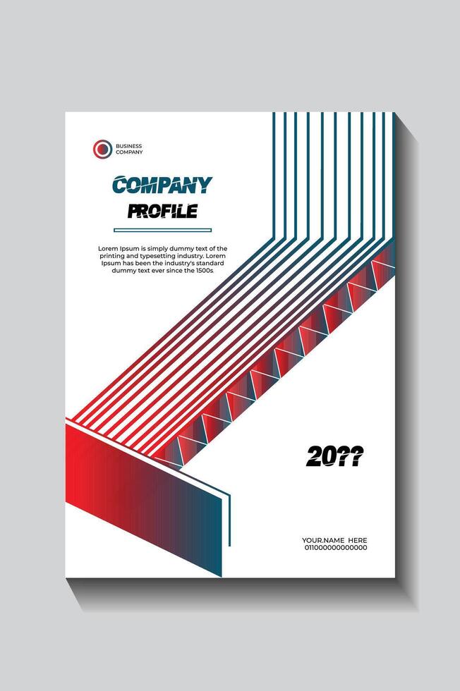 Professional Company Profile Design, vector