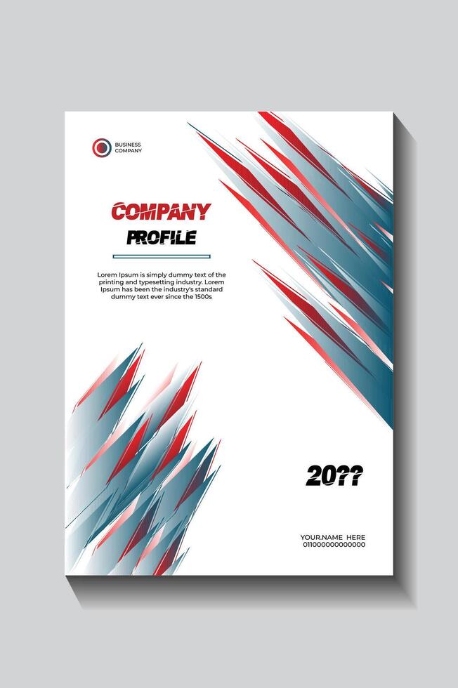 Corporate Company Profile Presentation, vector