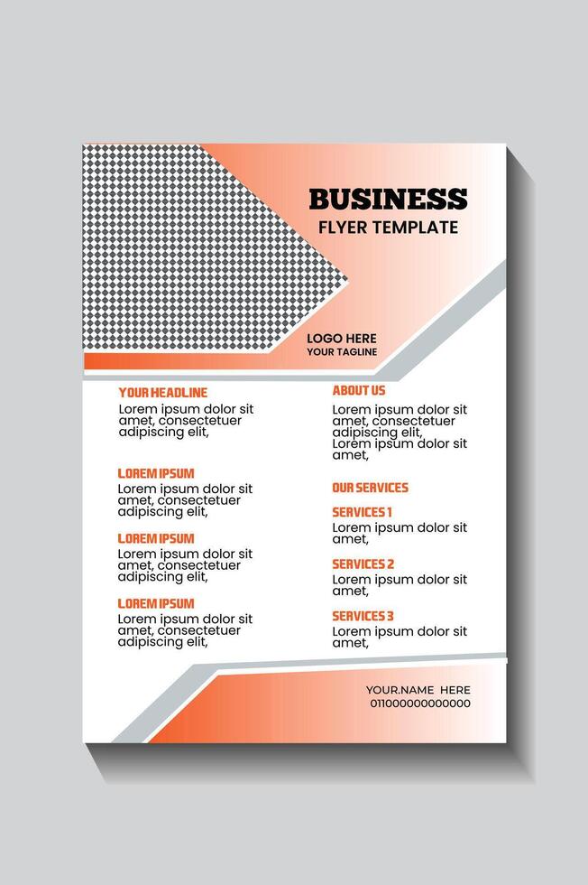Business Flyer for Growth and Promotion vector