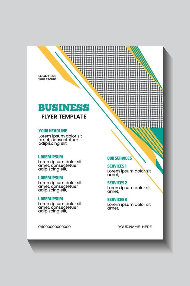 Flyer Template for Business Promotion with Discount Offer vector