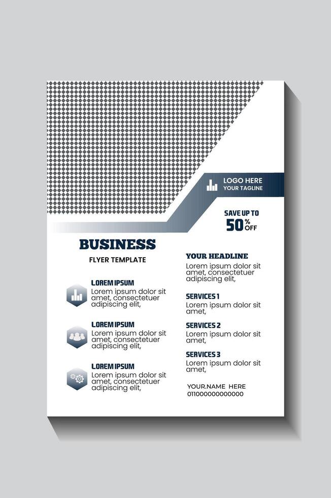 Business Flyer Template for Marketing and Promotion vector