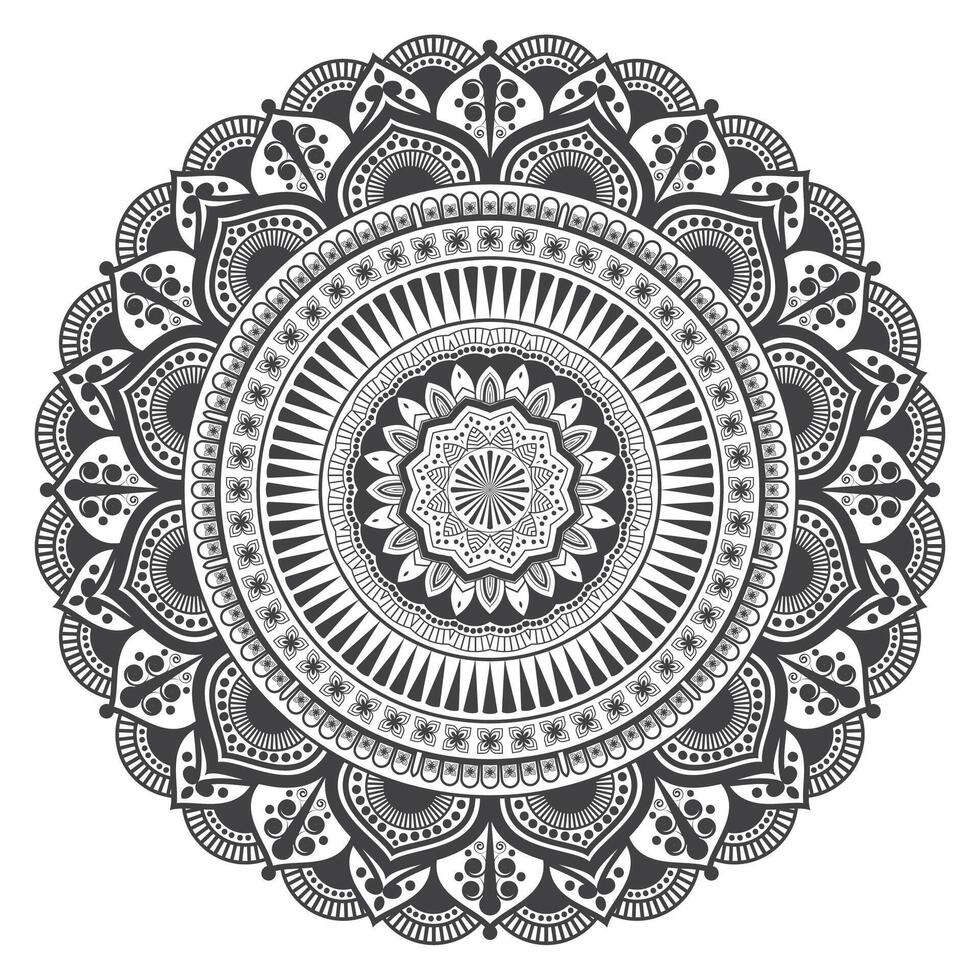 Luxury Ornamental Mandala Design With Arabesque Pattern Arabic Islamic Style vector