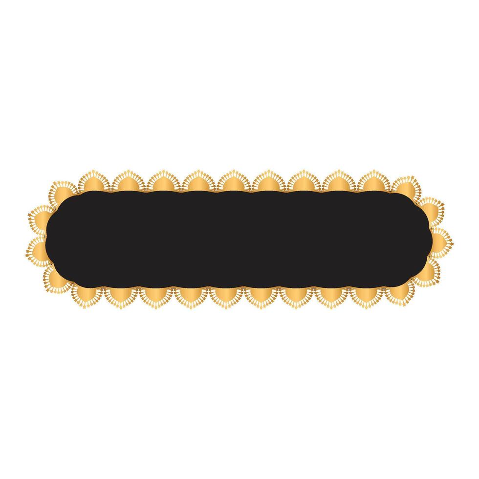 Element Frame And Margin Text Islamic Open Layer Text vector