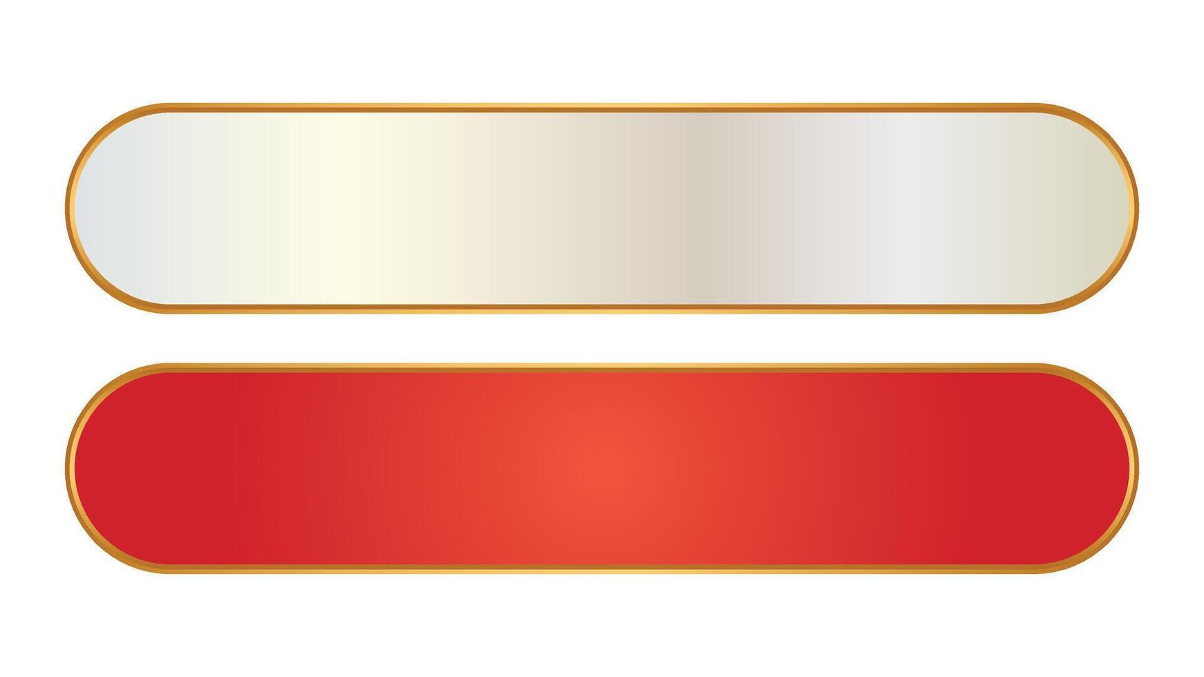 Lower Third Banner Luxury Golden Islamic Shape vector