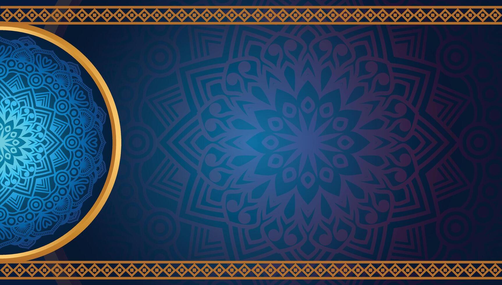 Luxury mandalas with meraj un nabi islamic frame lantern ramadan kareem arabic border flyer poster design vector