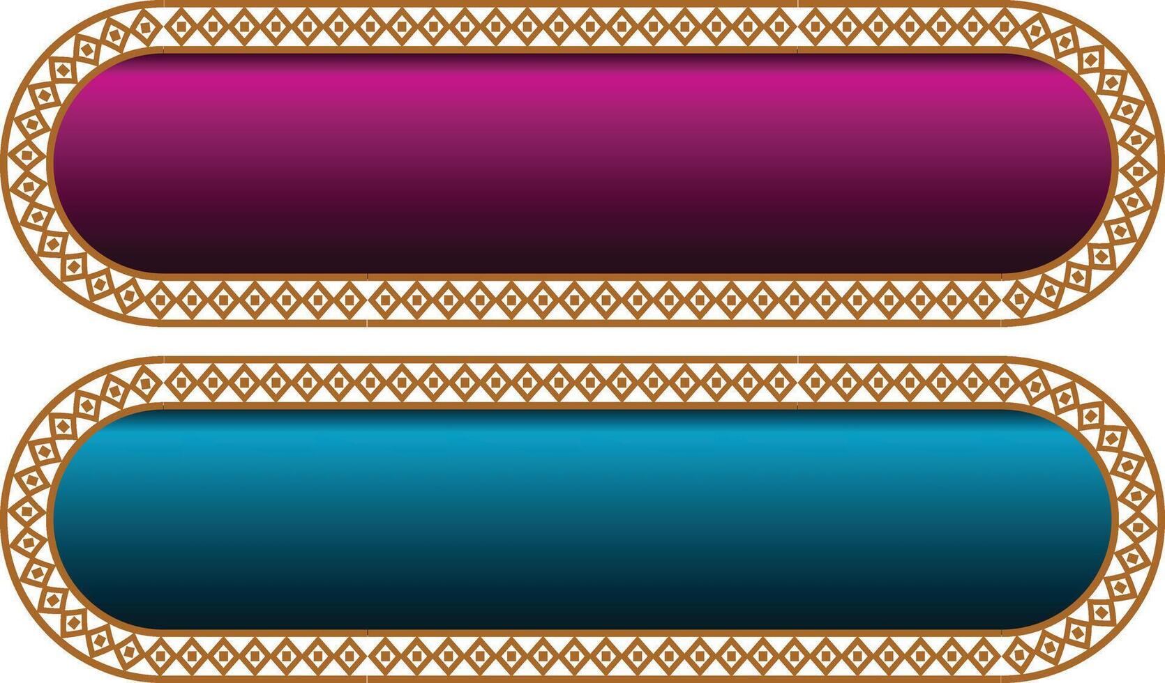 Element Of Frame And Margin Text Islamic Open Layer Text vector