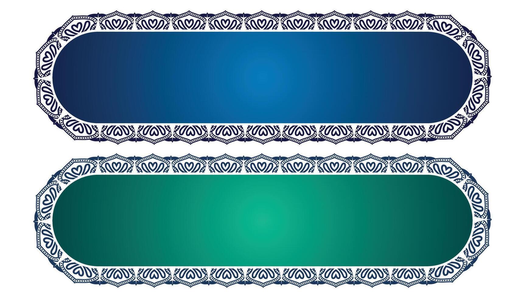 Text Box Frame With Luxury Golden Metal Border vector