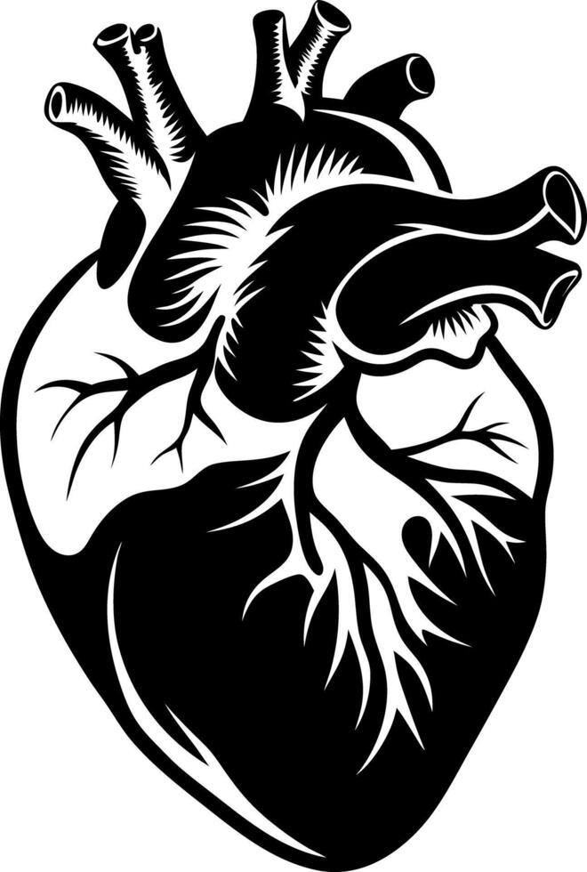 Black silhouette and White Detailed Graphic Design vector