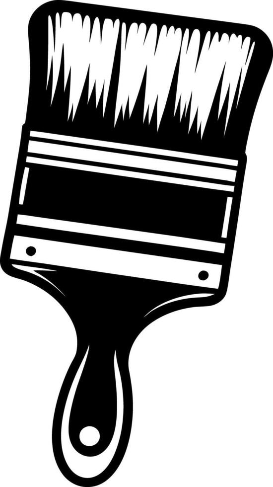 Paintbrush for Painting and Decorating vector