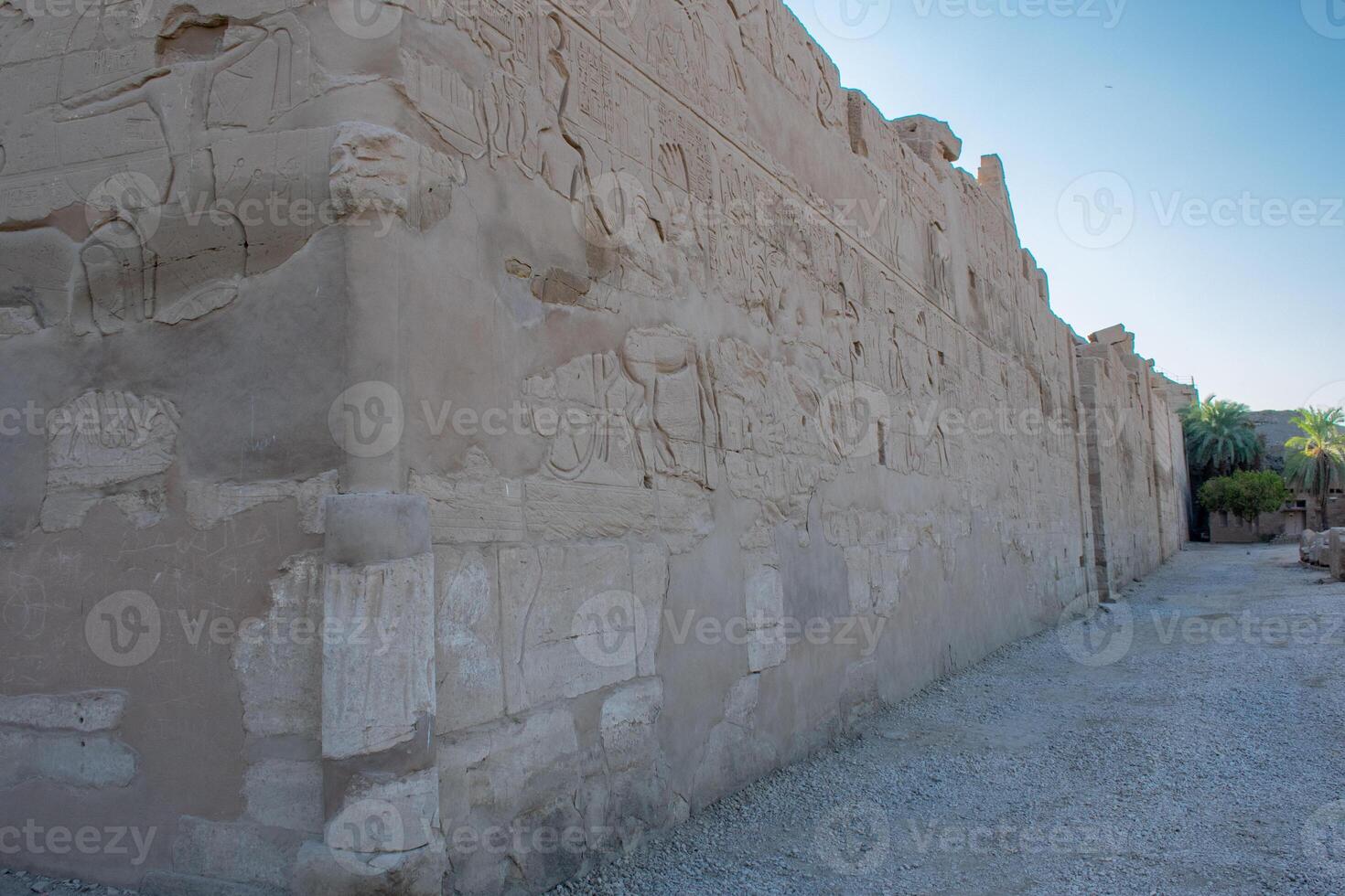 Karnak Temple in Luxor, Egypt. Hieroglyphs and Art on pillars and walls. Temples, pylons, chapels, and other buildings Karnak Temple Complex photo