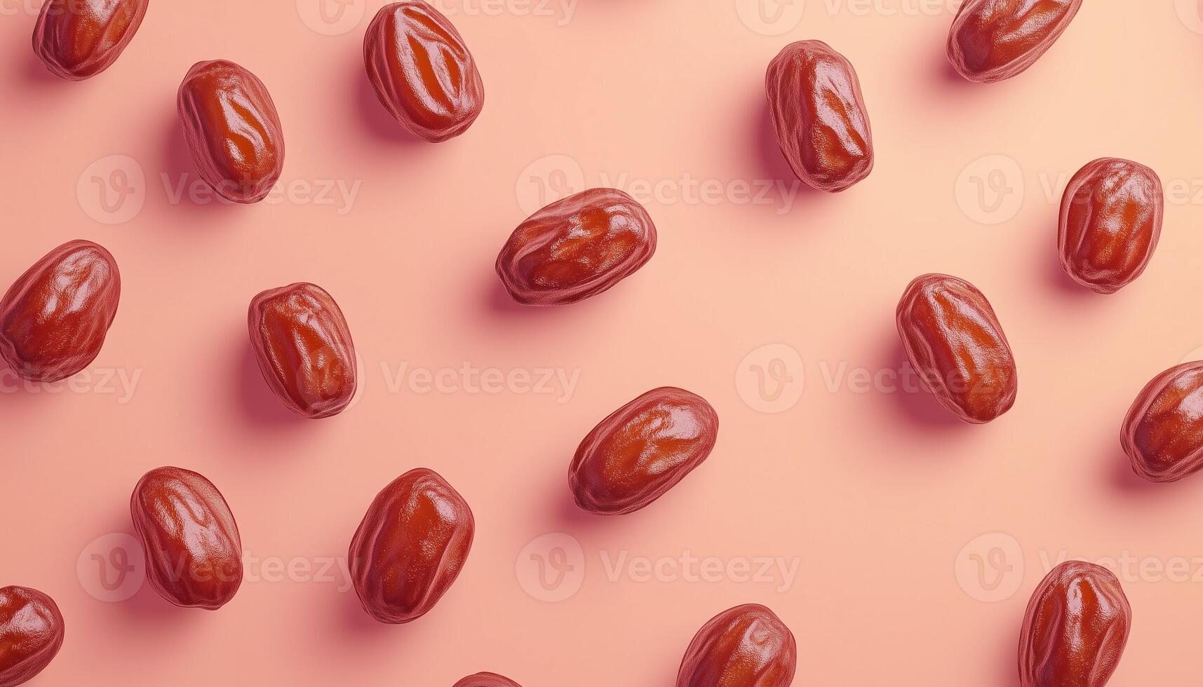 Dates palm fruit natural dessert pattern seamless background for healthy food photo
