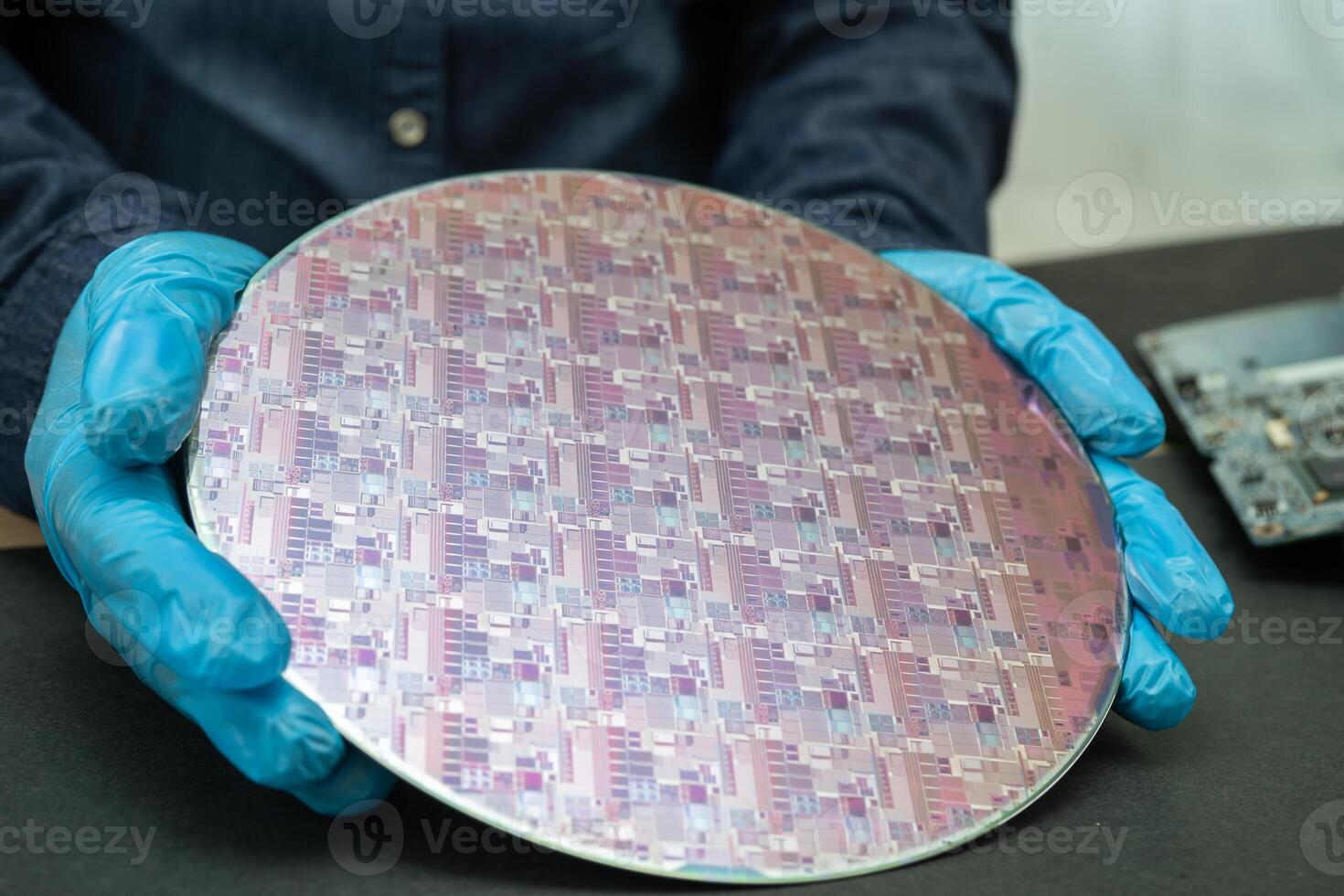 Silicon wafer industry photo