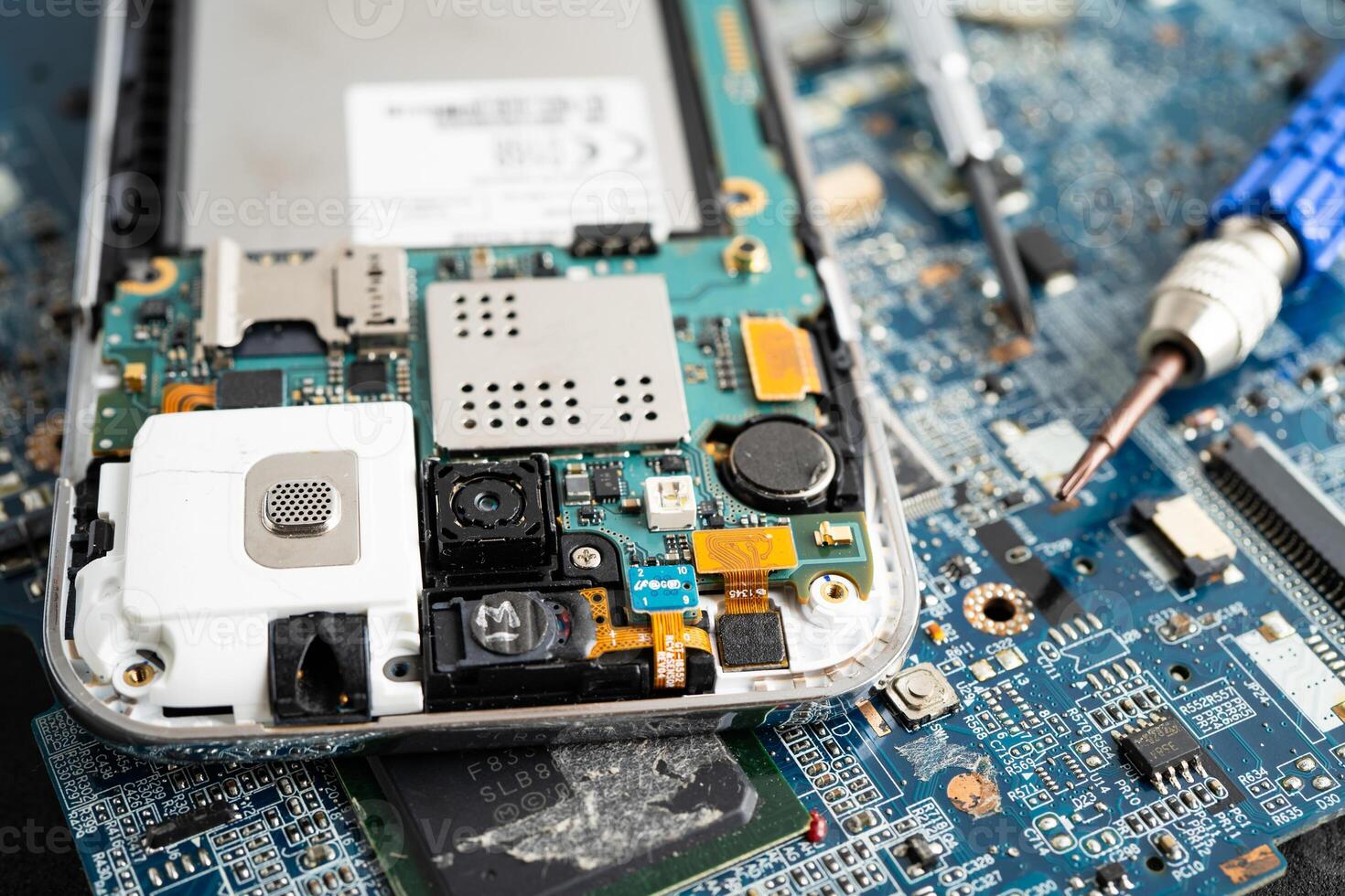 Repairing and upgrade circuit mainboard of notebook photo