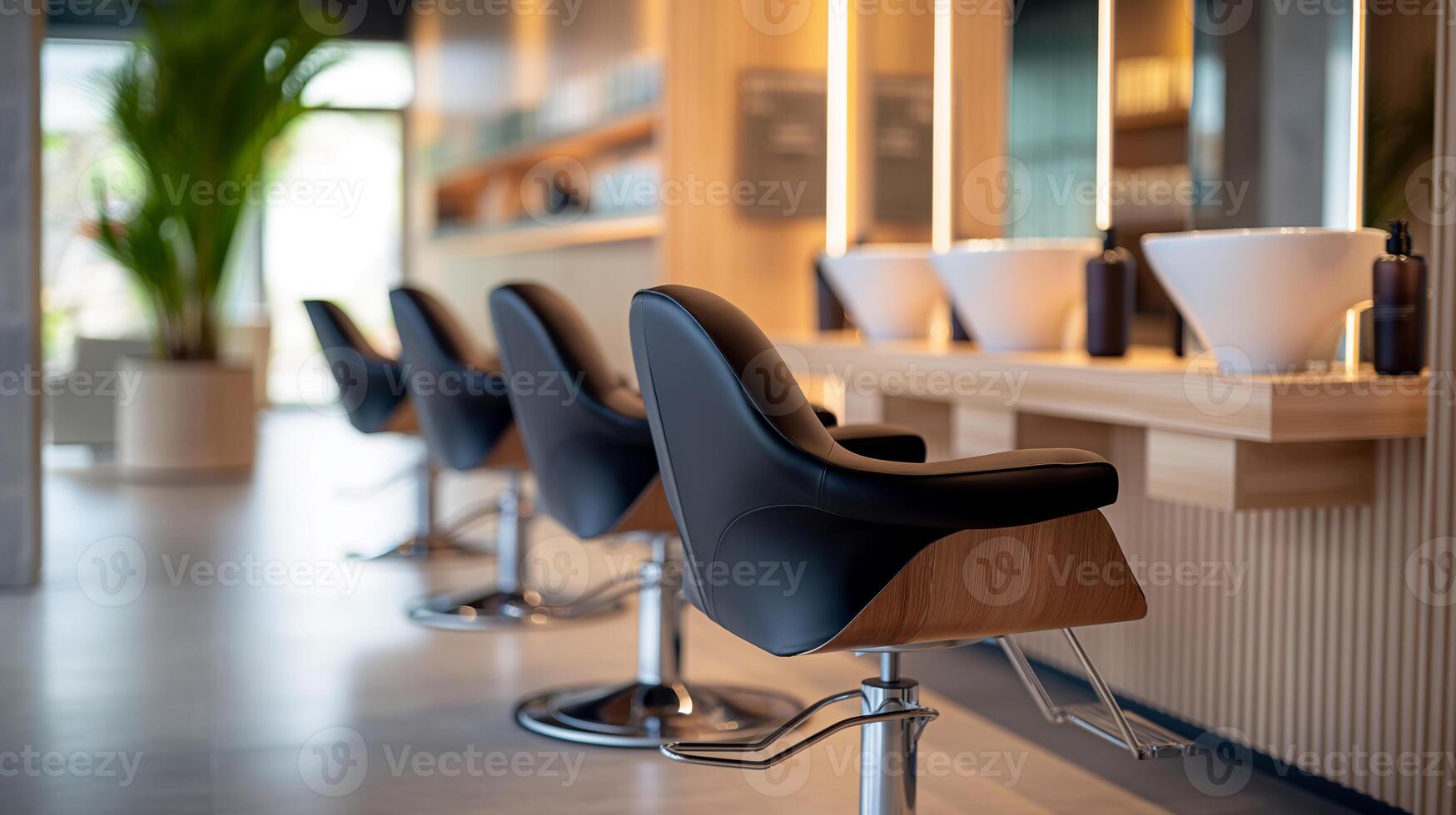 interior design of a beauty salon and spa photo