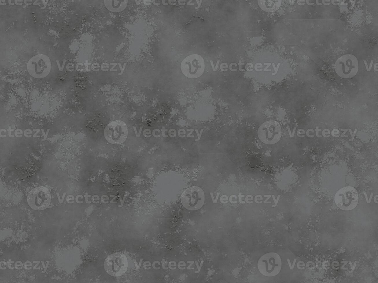 Concrete texture with a rough and uneven surface, characterized by grayish tones and scattered brown stains. photo