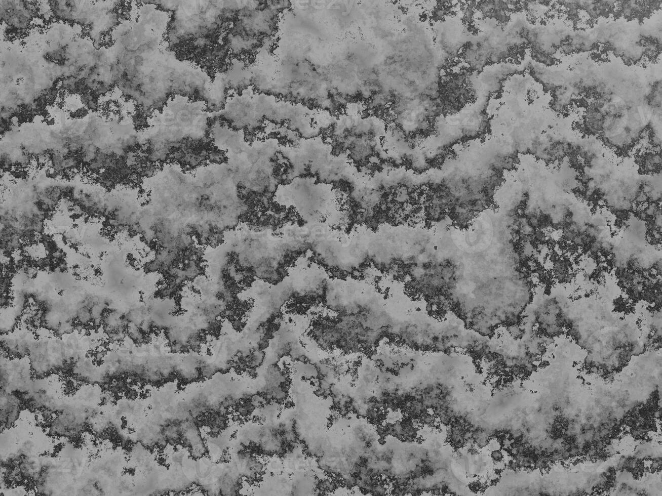 Soft grey marble surface with intricate black veining. photo