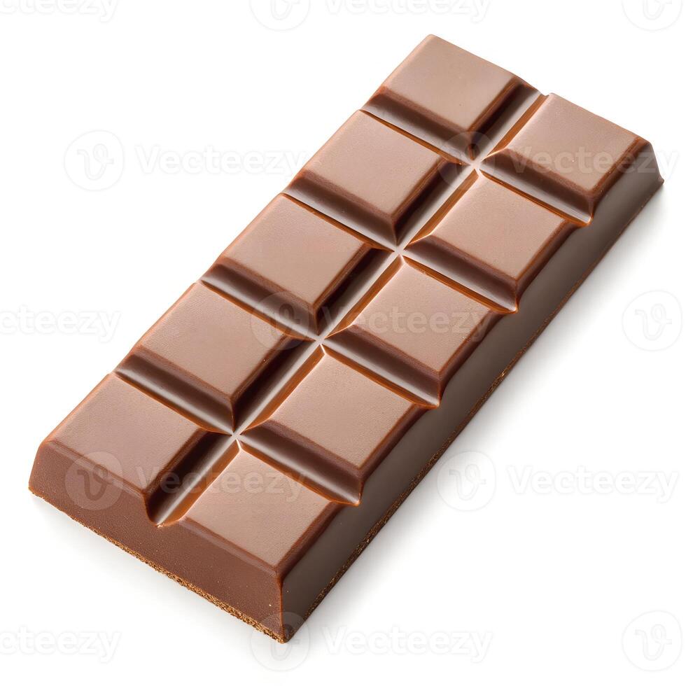 3d dark chocolate bar photo