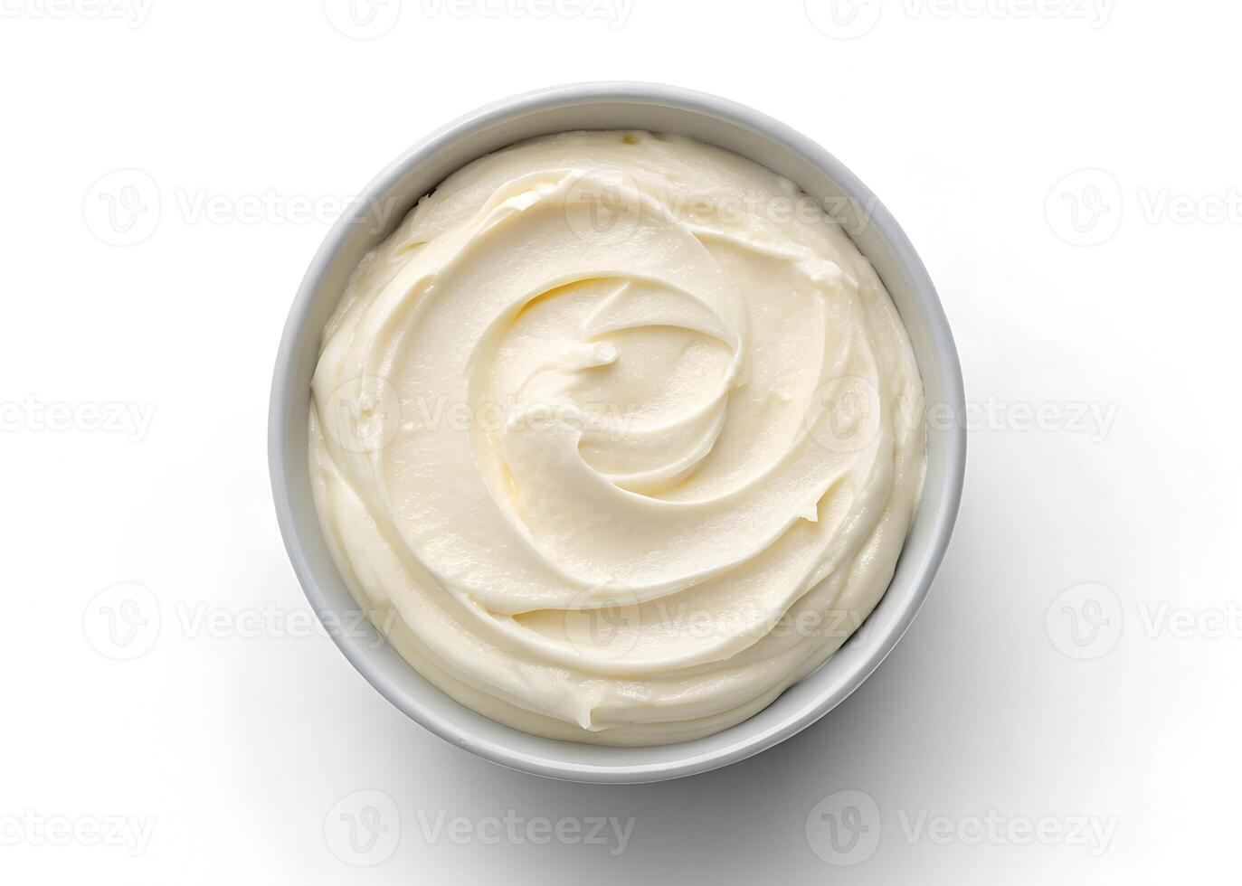 Bowl of Fresh Cream photo