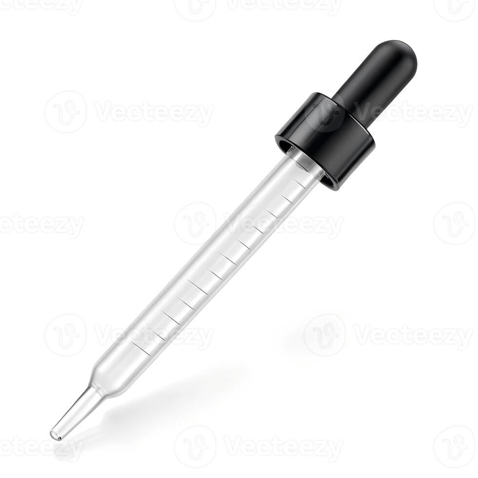 Pipette on White Background photo