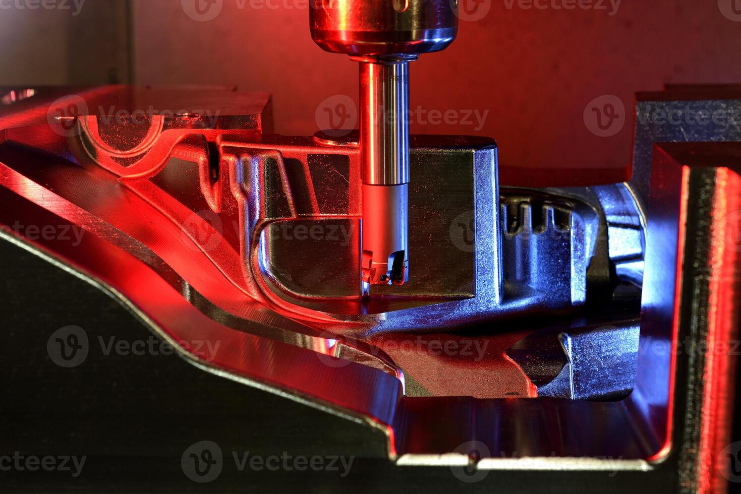 Conceptual image of the industrial machine photo