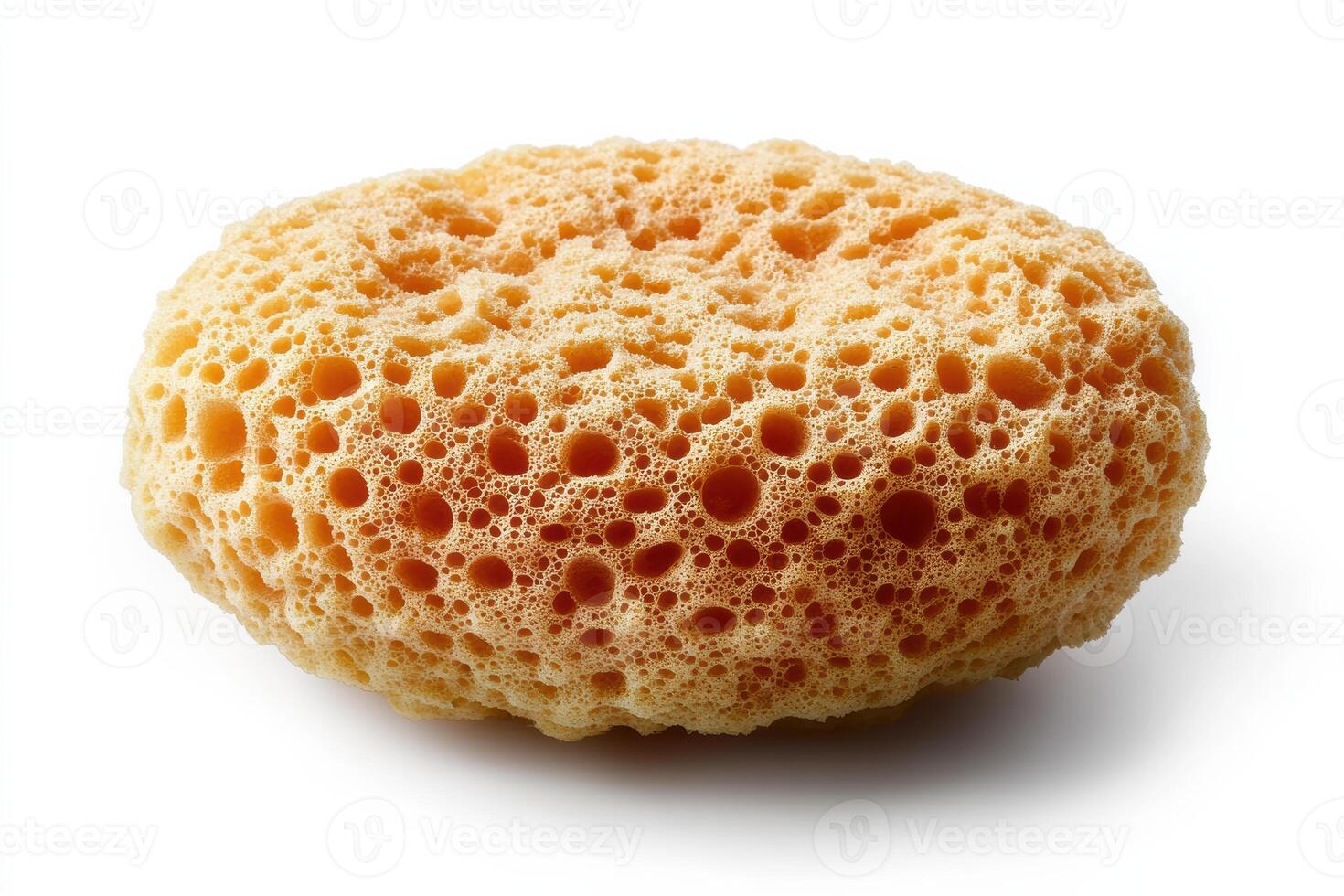 Natural sea sponge shows unique texture and form for bath or cleaning use photo