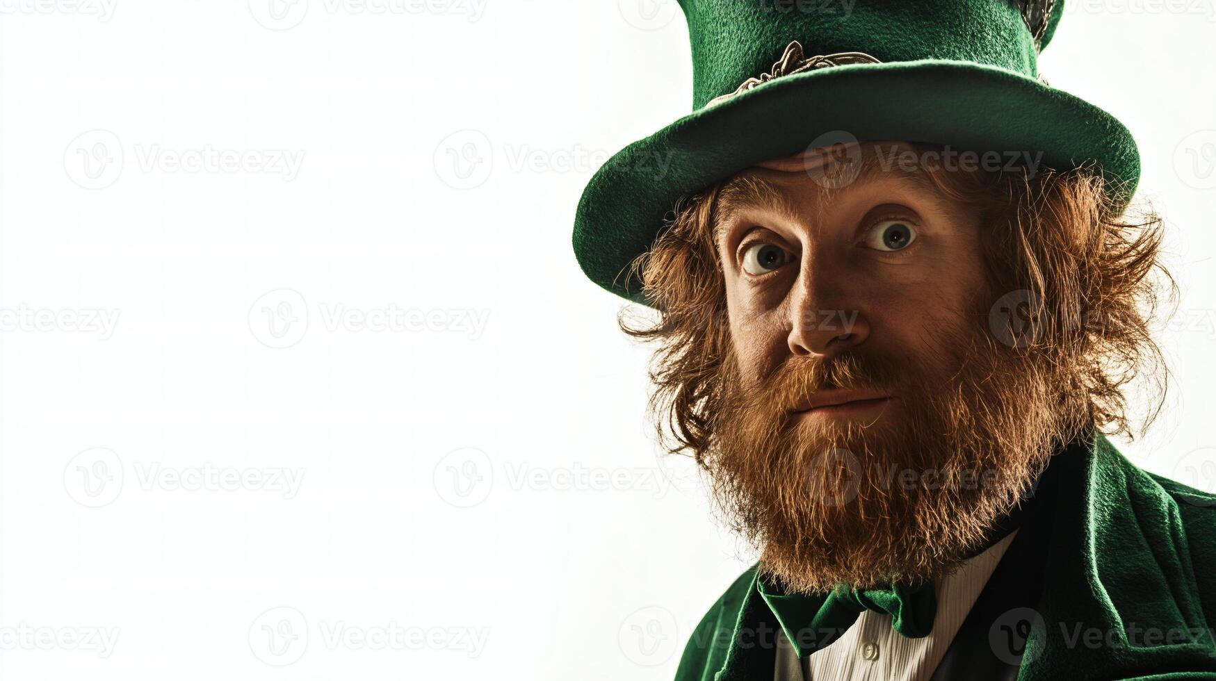Man in Green Hat and Suit photo